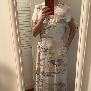 BABATON wrap dress by ARITZIA, sz M